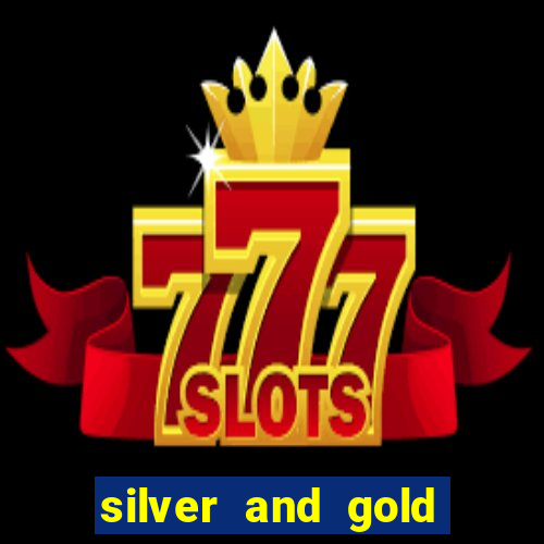 silver and gold slot machine