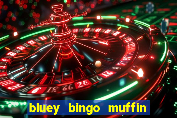 bluey bingo muffin and socks