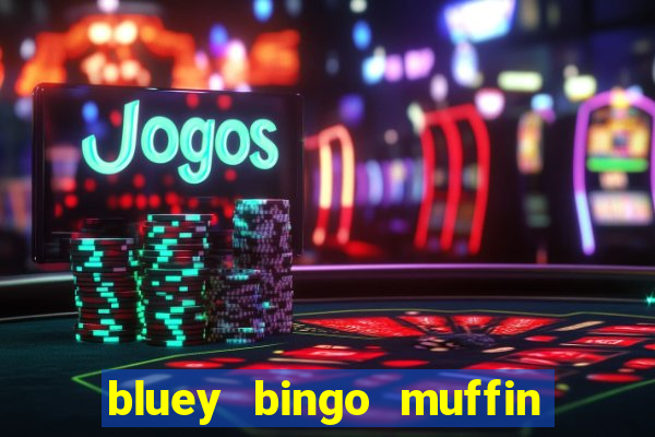 bluey bingo muffin and socks