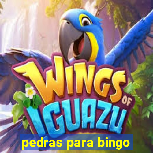 pedras para bingo