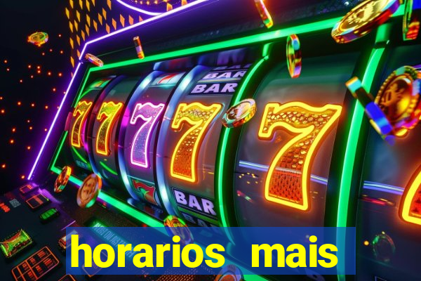 horarios mais pagantes fortune tiger