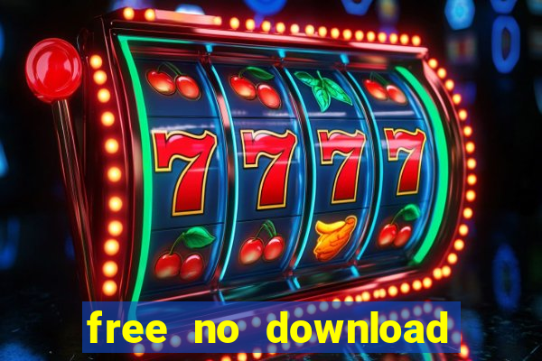 free no download slot machine games