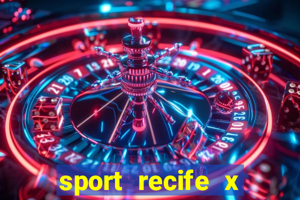 sport recife x novorizontino palpites