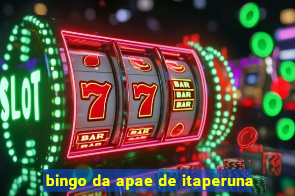 bingo da apae de itaperuna