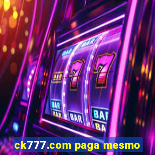 ck777.com paga mesmo