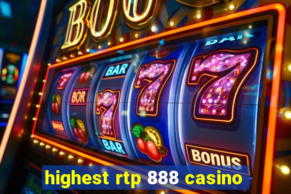 highest rtp 888 casino