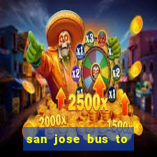 san jose bus to la fortuna