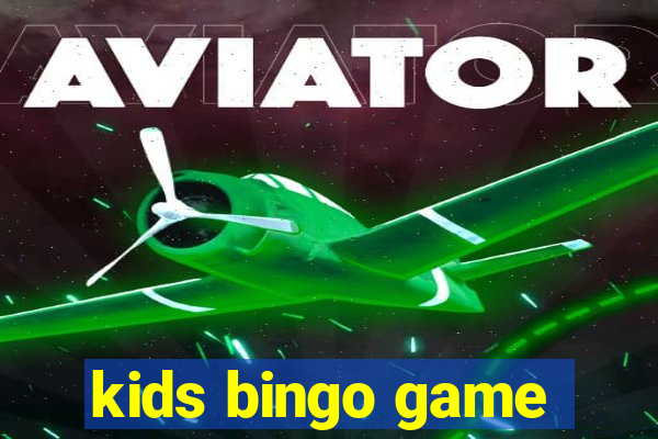 kids bingo game