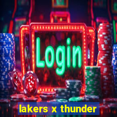 lakers x thunder