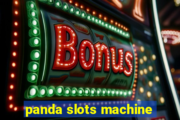 panda slots machine