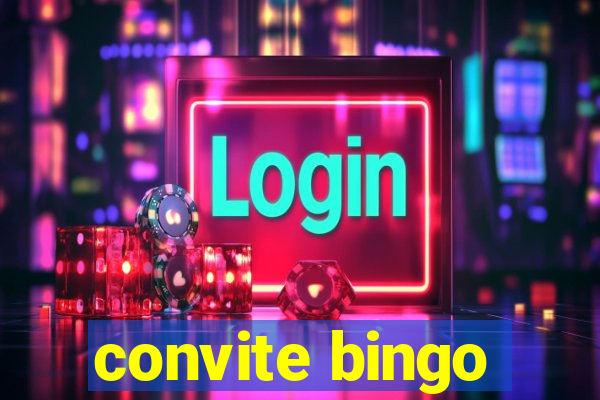 convite bingo