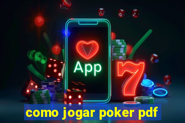 como jogar poker pdf