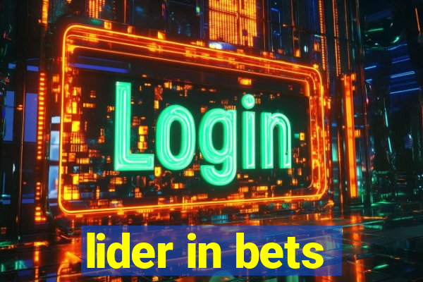 lider in bets