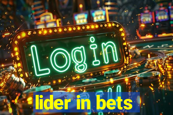 lider in bets