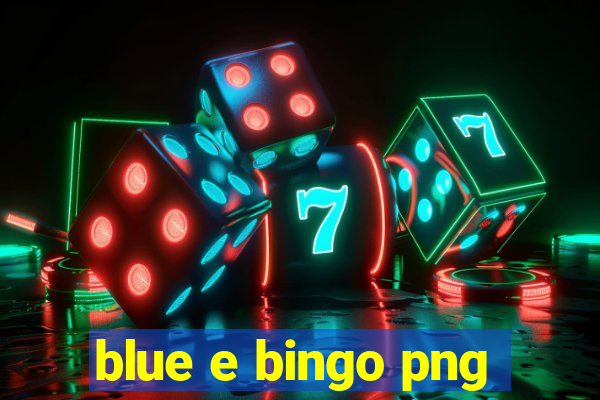 blue e bingo png