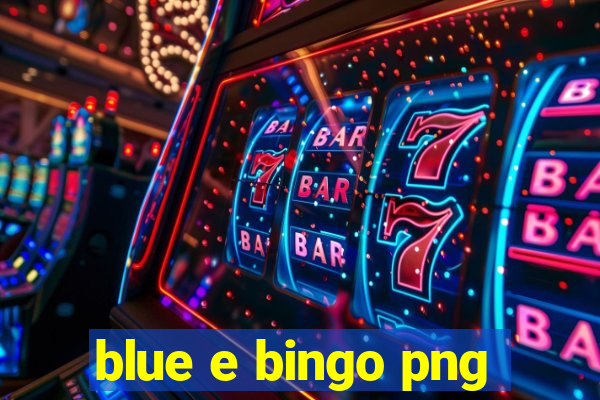 blue e bingo png