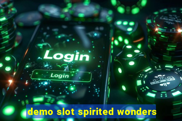 demo slot spirited wonders