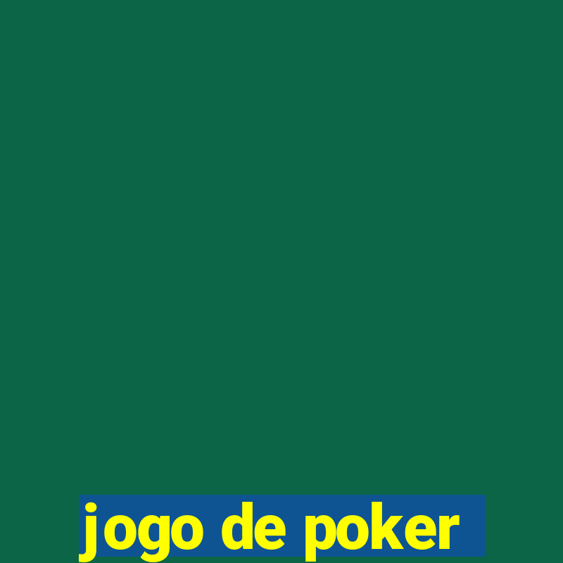 jogo de poker