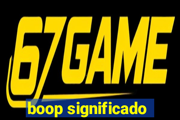 boop significado