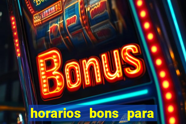 horarios bons para jogar fortune tiger