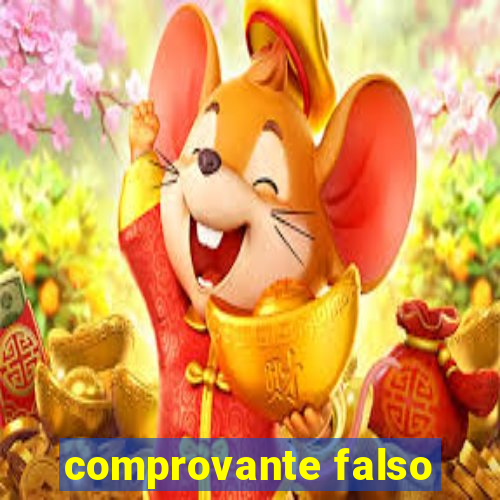 comprovante falso