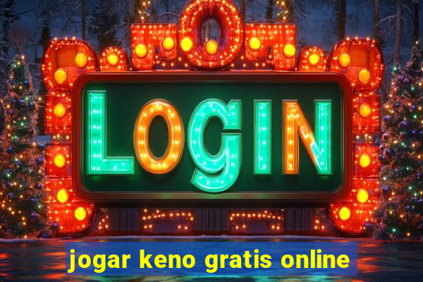 jogar keno gratis online