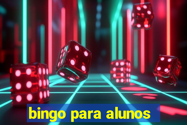 bingo para alunos