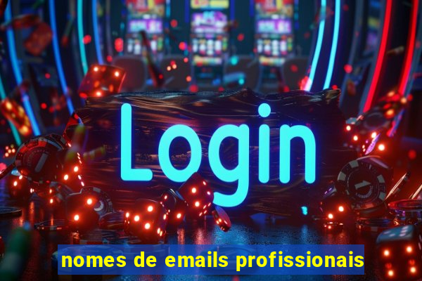 nomes de emails profissionais