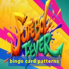 bingo card patterns