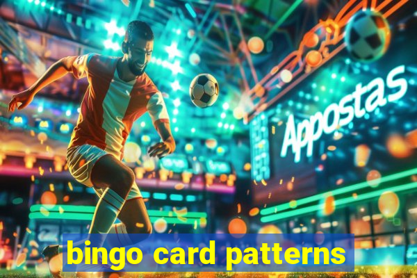 bingo card patterns