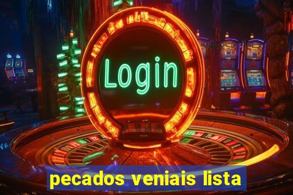 pecados veniais lista