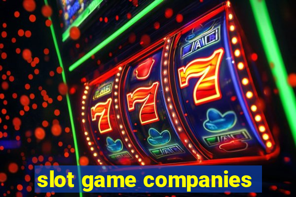 slot game companies