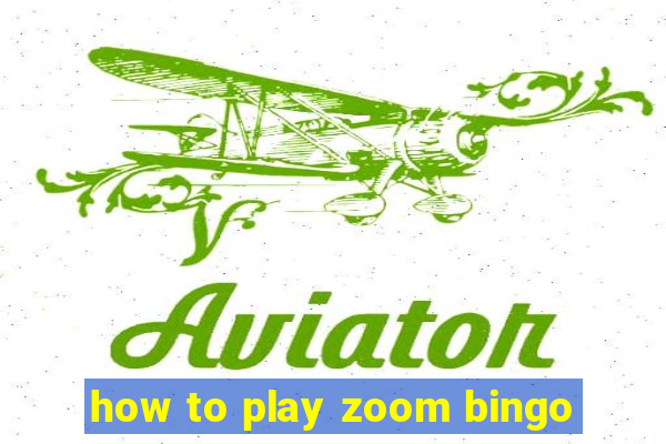 how to play zoom bingo