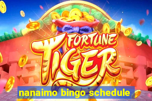 nanaimo bingo schedule