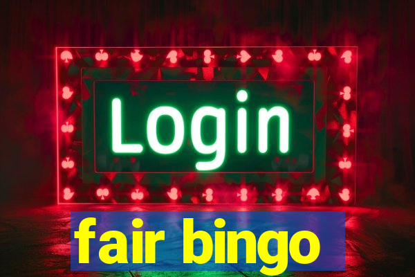 fair bingo