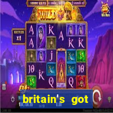 britain's got talent bingo