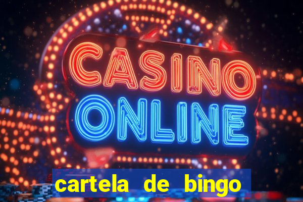 cartela de bingo para imprimir gratis