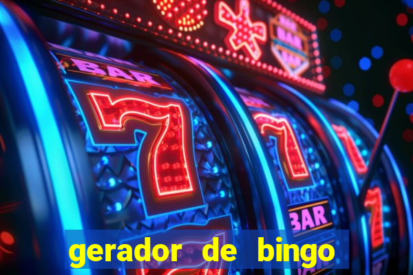 gerador de bingo de palavras