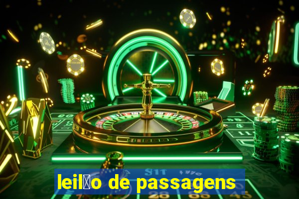 leil茫o de passagens