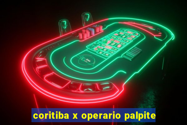 coritiba x operario palpite