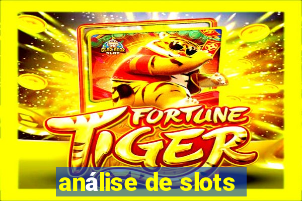 análise de slots