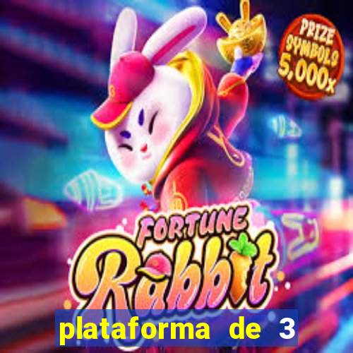 plataforma de 3 reais jogo