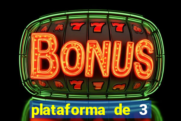 plataforma de 3 reais jogo