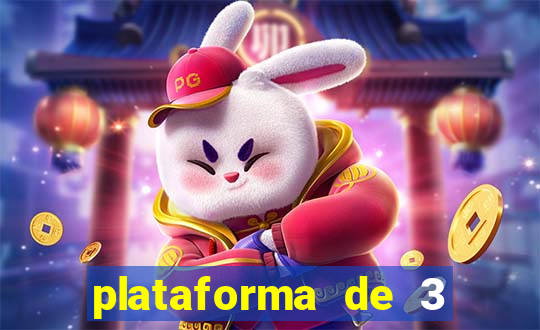 plataforma de 3 reais jogo