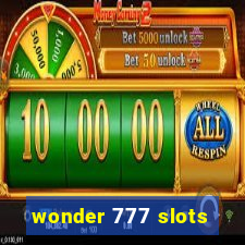 wonder 777 slots