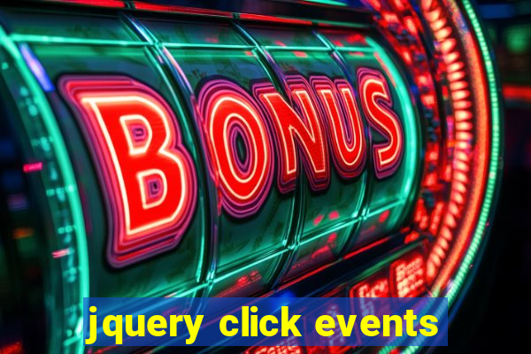 jquery click events