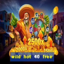 wild hot 40 free spins slot free play