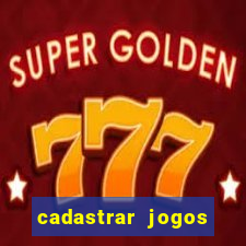 cadastrar jogos online caixa