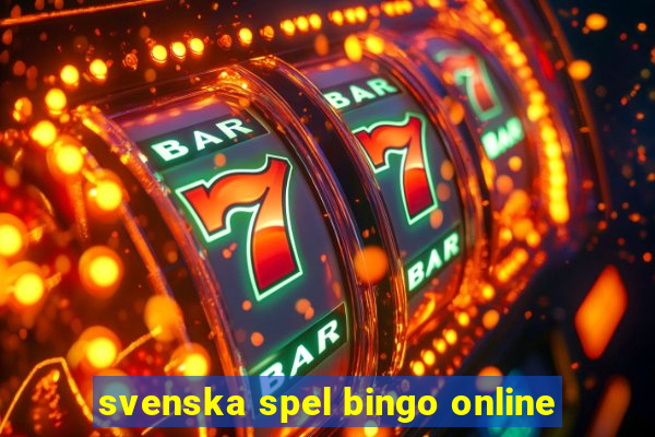 svenska spel bingo online