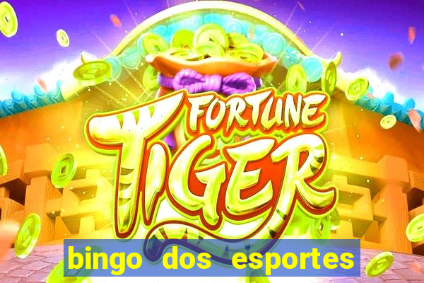 bingo dos esportes para imprimir